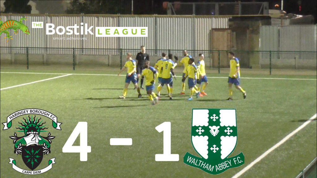 Haringey Borough 4 – 1 Waltham Abbey