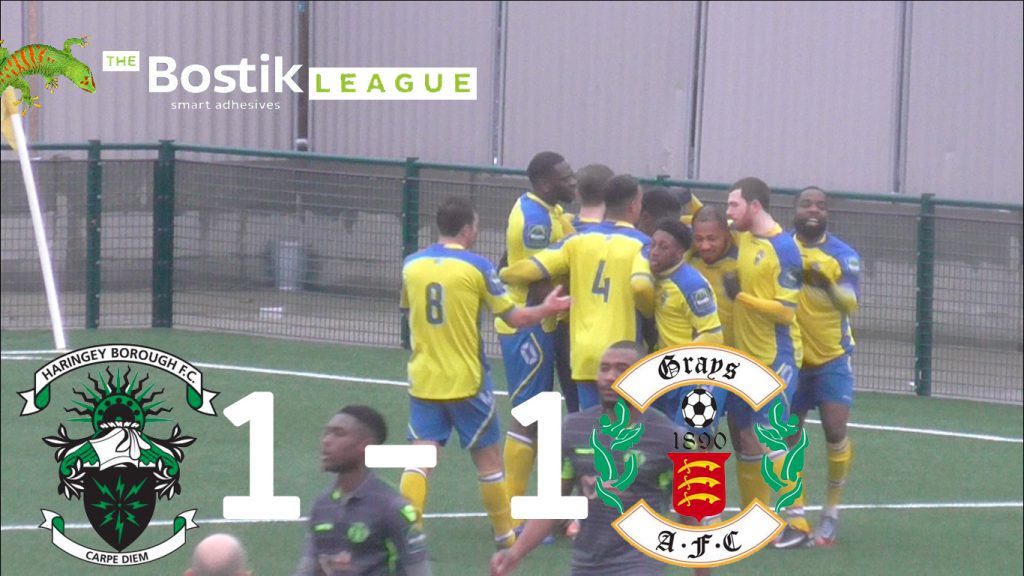 Haringey Borough 1 – 1 Grays Athletic