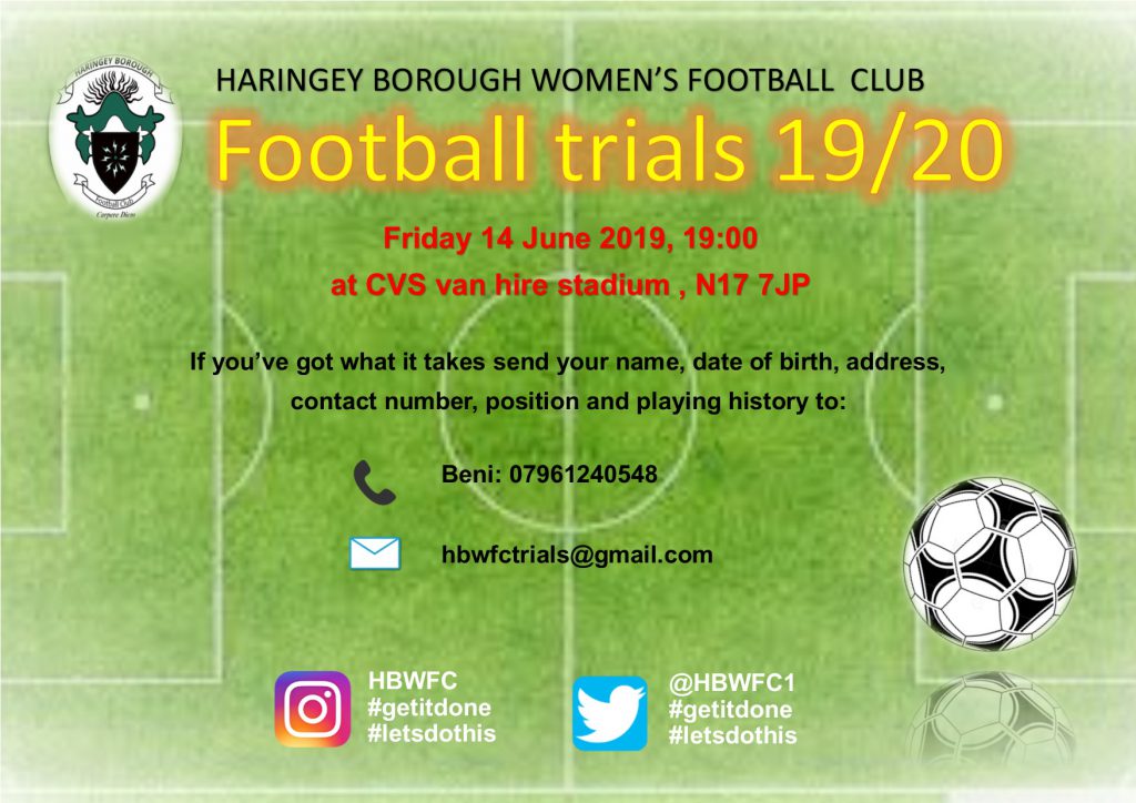 Womens Team Open Trials – Friday 14 June 2019